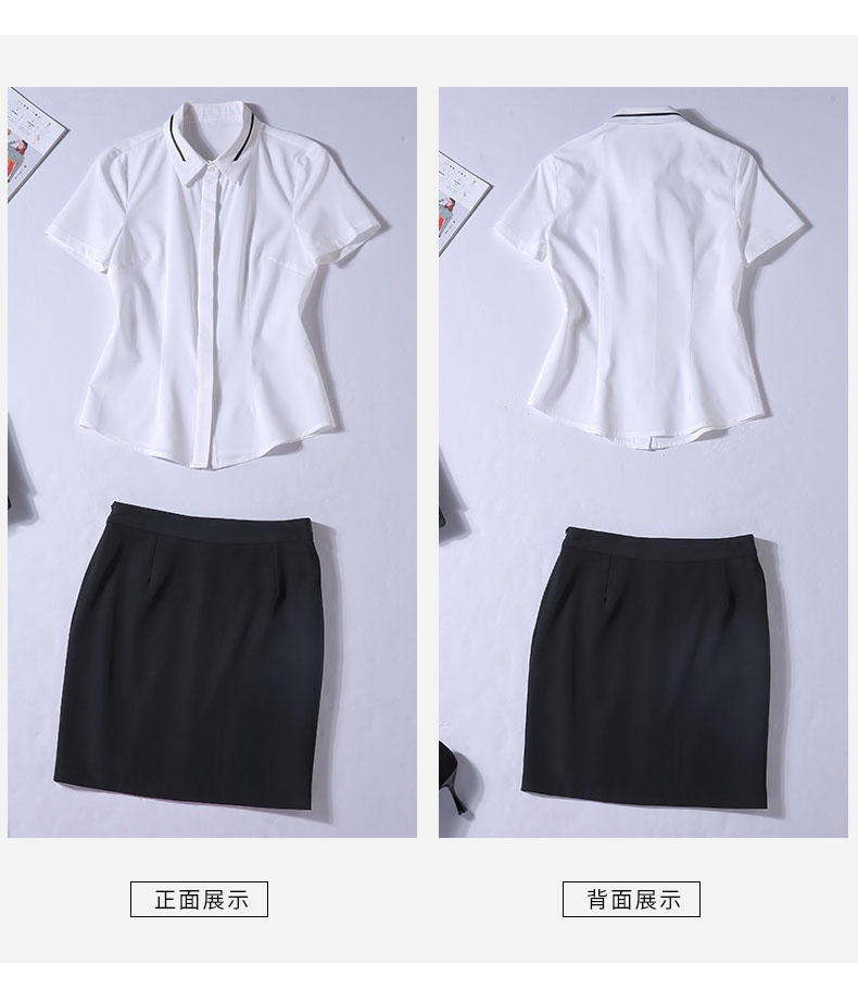 HD972#时尚短袖女衬衫(图4)