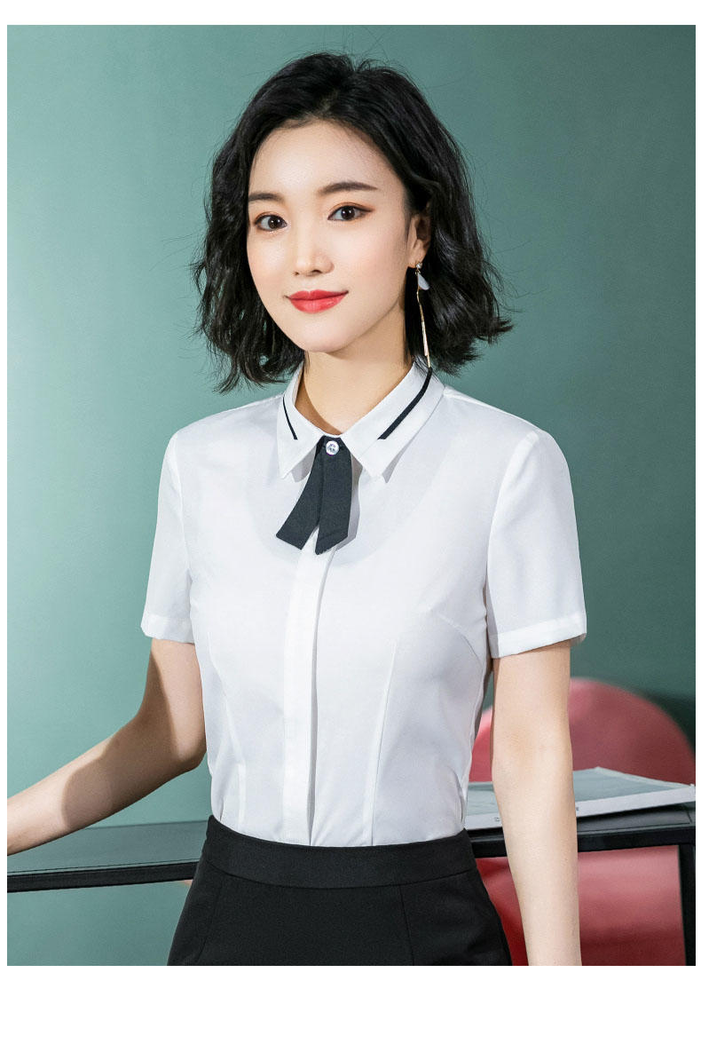 HD972#时尚短袖女衬衫(图6)